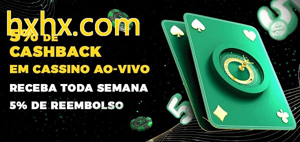 Promoções do cassino ao Vivo hxhx.com